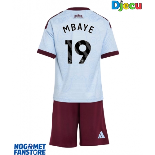 Aston Villa Ibrahim Mbaye #19 Rezervni Dres za djecu 2026-27 Kratak Rukav (+ Kratke hlače)